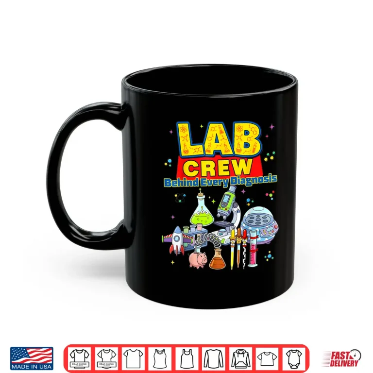 Mug Lab Crew Cute Science Laboratory Diagnostic Lab Week 2026 Shirt