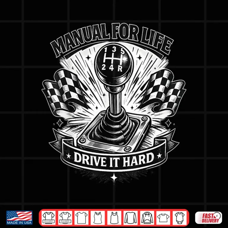 Design Manual Transmission Shift Knob Graphic Shirt