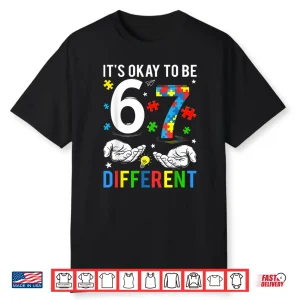 Six Seven Autism Awareness 67 Men Women Kids Boys Autism Shirt
