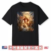 Trump As Jesus Graphic Trump Patriotic Us Flag Eagle Gifts Shirt