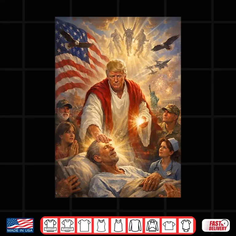 Design Trump as Jesus Patriotic Graphic Shirt