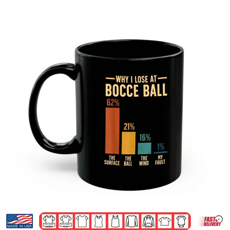 Mug Cool Bocce Apparel for Men Women Bocce Ball Bocce Player Shirt
