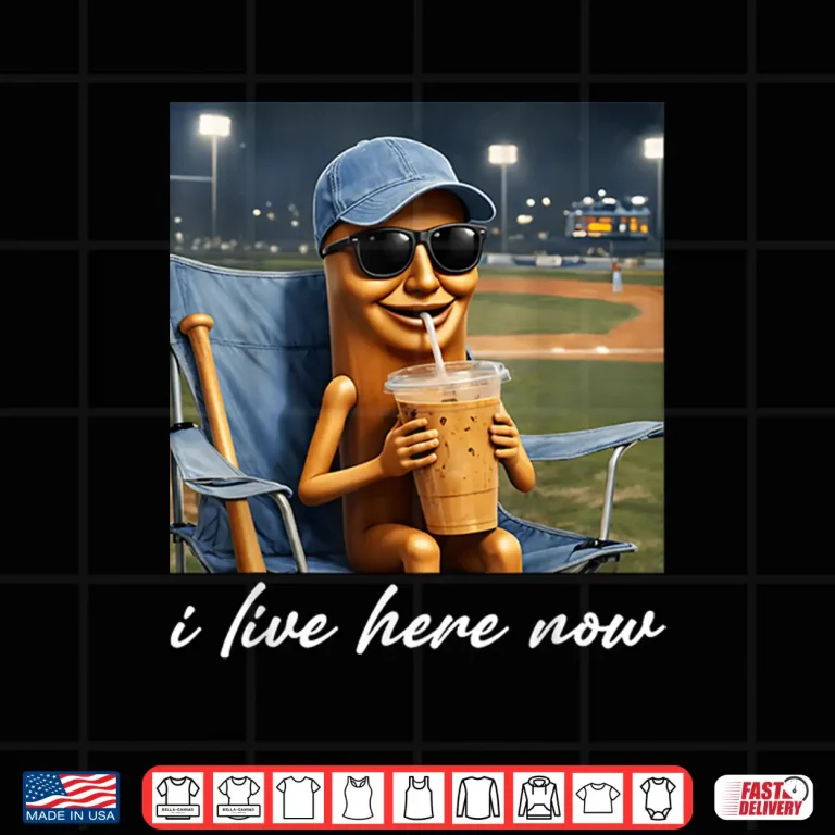 Design Tung Sahur Watching Baseball Funny Brainrot Tailgate Meme Shirt