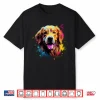 Cute Golden Retriever Professional Minimalist Modern Graphic Shirt