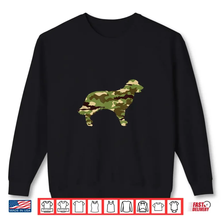 Sweatshirt Golden Retriever Camo Camouflage Dog Lover Shirt