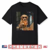 Golden Retriever Dog Eating Pizza Meme Cool Dog Shirt