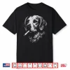 Golden Retriever Meme Dog Smoking Cigarette Shirt