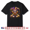 Mardi Gras Bead Golden Retriever Dog Festival Carnival Shirt