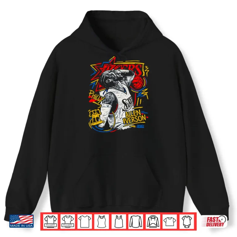 Hoodie Allen Iverson Philadelphia 76ers Shirt