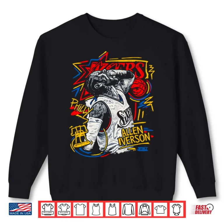 Sweatshirt Allen Iverson Philadelphia 76ers Shirt