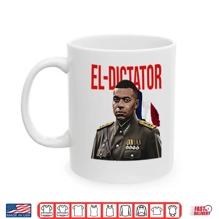 Mug Kylian Mbappe The Dictator Shirt