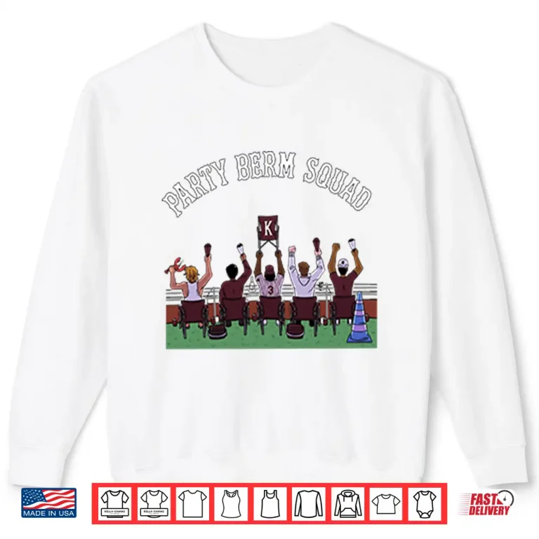 Sweatshirt Party Berm Squad Mississippi State Bulldogs Baseball Shirt