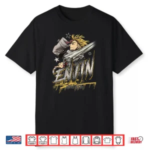 Enjin Portrait Outline With Stars Anime Shirt