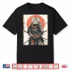 Japanese Ninja Cat Samurai Warrior Anime Ukiyo Kitty Shirt