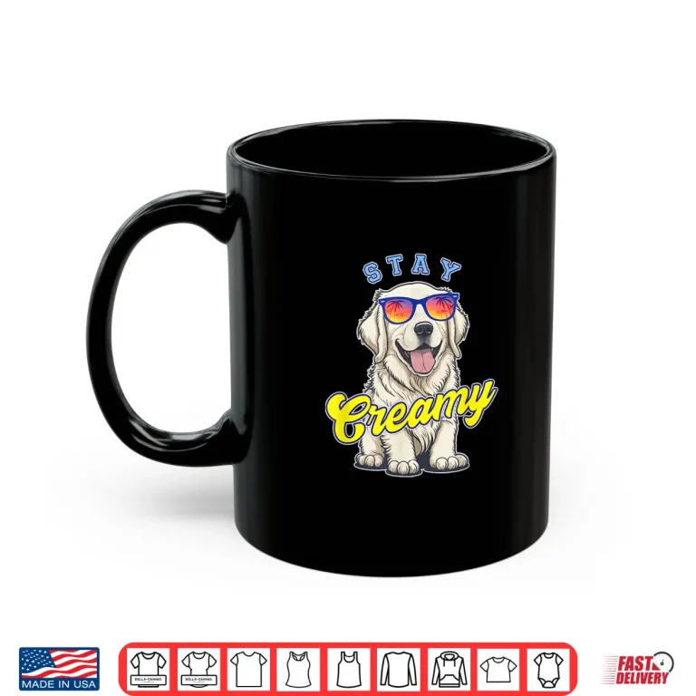 Mug English Cream Golden Retriever Funny ECGR Puppy Stay Creamy Shirt