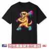 Golden Retriever Funny Baseball Drip Ice Cream Boys Kids Shirt