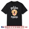 Golden Retriever Mama Shirt For Women Mother Dog Pet Gift Shirt