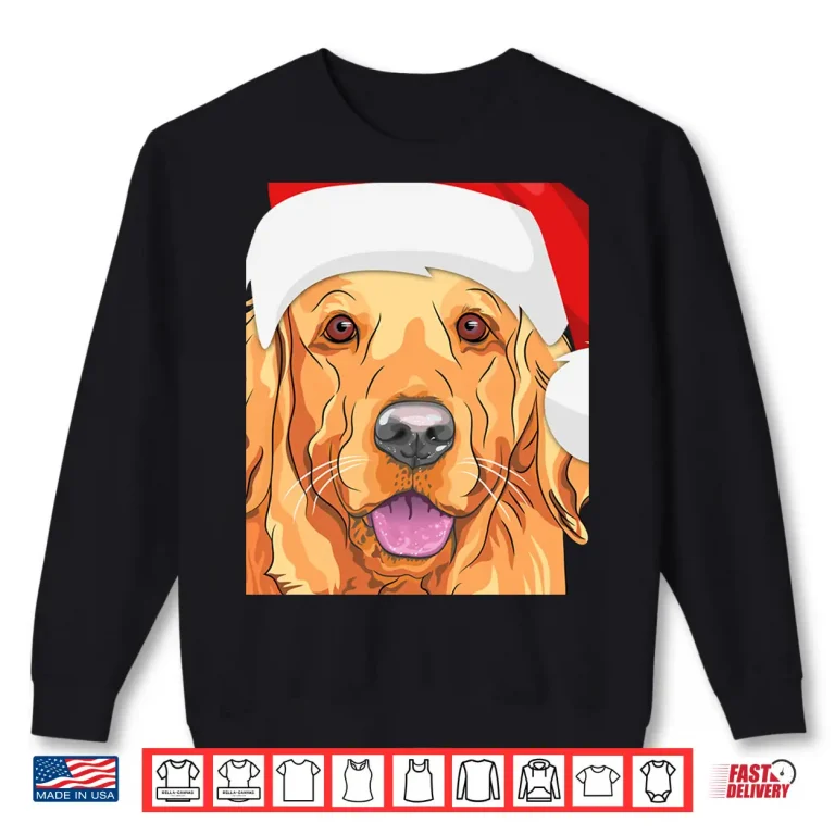Sweatshirt Golden Retriever Merry Woofmas Shirt Dog Christmas