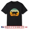 Golden Retriever Personalized Bailey Dog Name Vintage Sunset Shirt