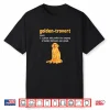 Womens Golden Trovert Humor Definition Introvert Golden Retriever Shirt
