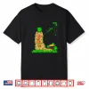 Womens Lucky Golden Retriever St. Patrick’S Day Irish Men Women Shirt