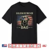 Golden Retriever Dad Dog Vintage American Flag 4Th Of July Shirt For Men Women Kids