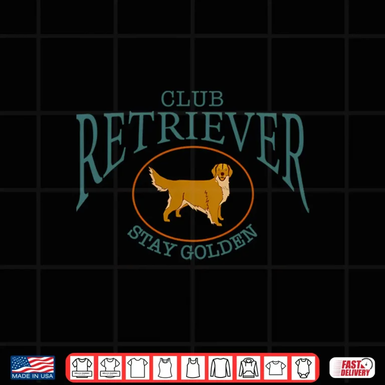 Design Golden Dog Club Retriever Shirt