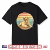 Golden Retriever Distressed Retro Sun Dog Lover Shirt