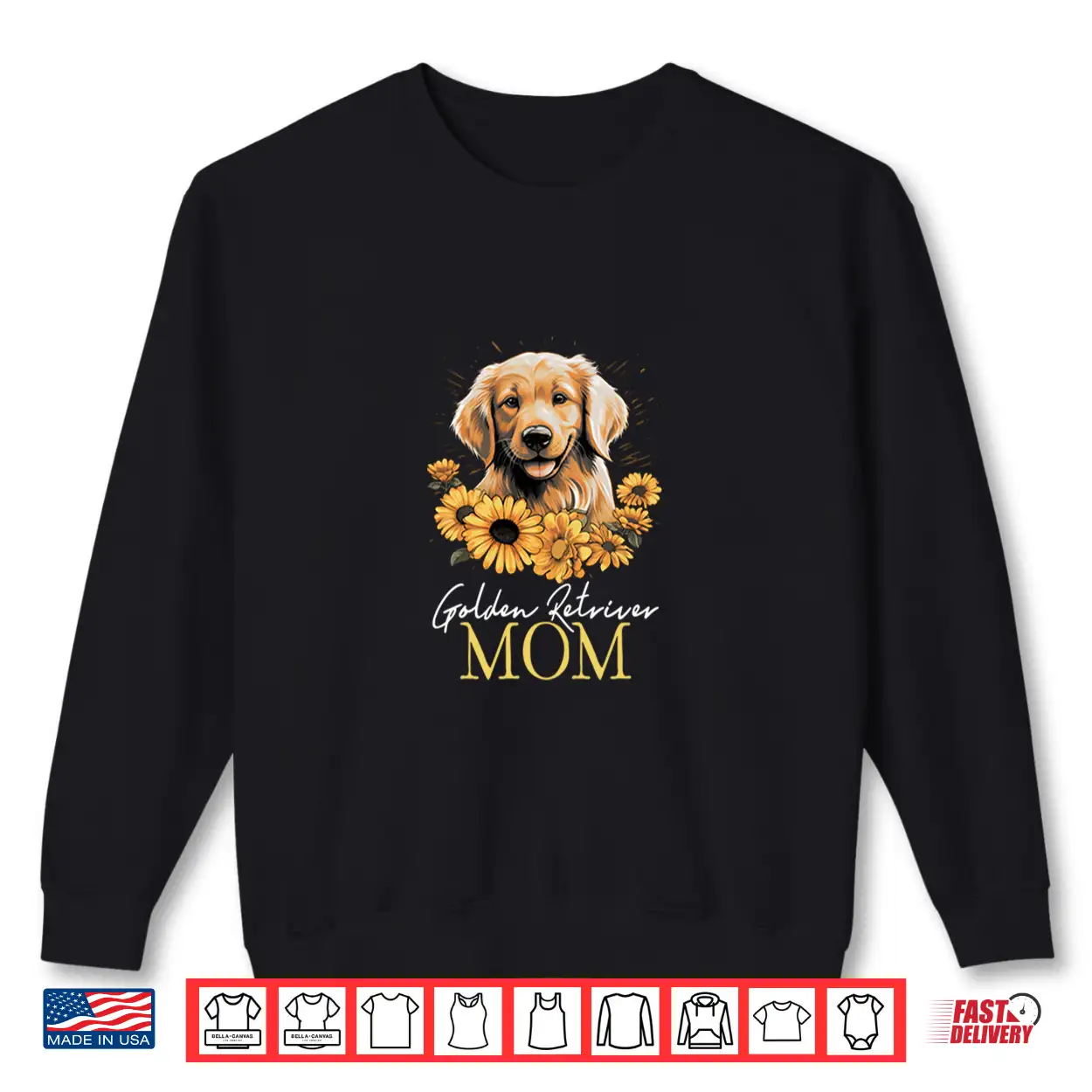 Golden Retriever Mom Vintage Flowers Floral Dog Mom Shirt Golden Retriever Mom Vintage Flowers Floral Dog Mom Shirt
