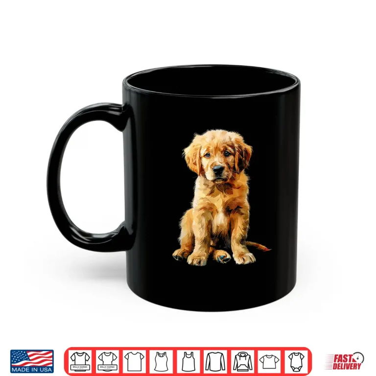 Mug Golden Retriever Puppy Shirt