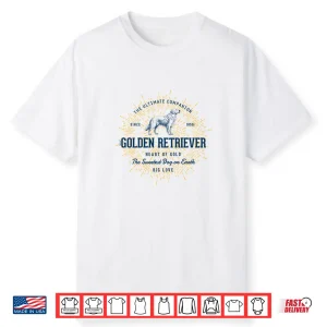 Retro Styled Golden Retriever Vintage Shirt