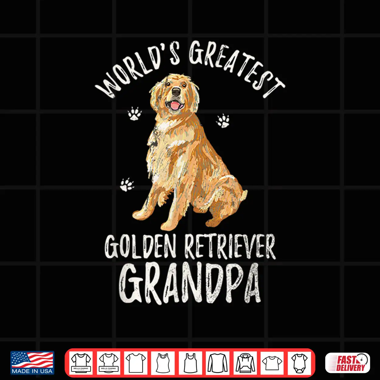 World’S Greatest Golden Retriever Grandpa Funny Dog Lover Shirt World’S Greatest Golden Retriever Grandpa Funny Dog Lover Shirt