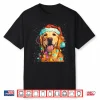 Christmas Light Cute Dog Golden Retriever Shirt