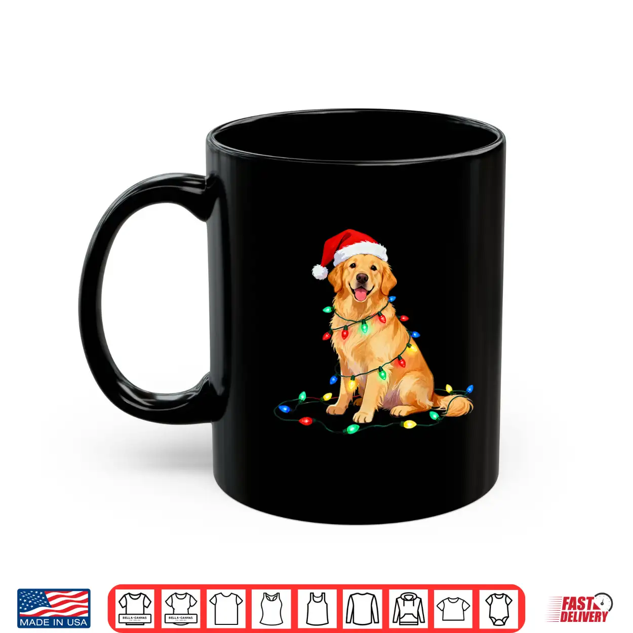 Christmas Golden Retriever Santa Hat Xmas Dog Mom Pet Lover Shirt Christmas Golden Retriever Santa Hat Xmas Dog Mom Pet Lover Shirt