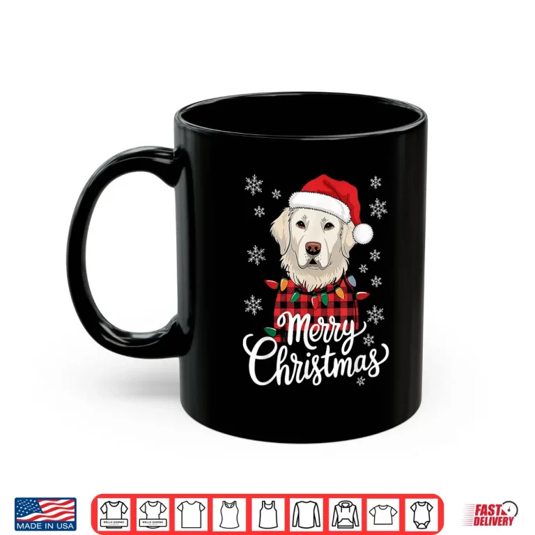 Mug Christmas White English Cream Golden Retriever Mom Dog Puppy Shirt