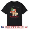 Golden Retriever Christmas Farm Fresh Christmas Trees Shirt