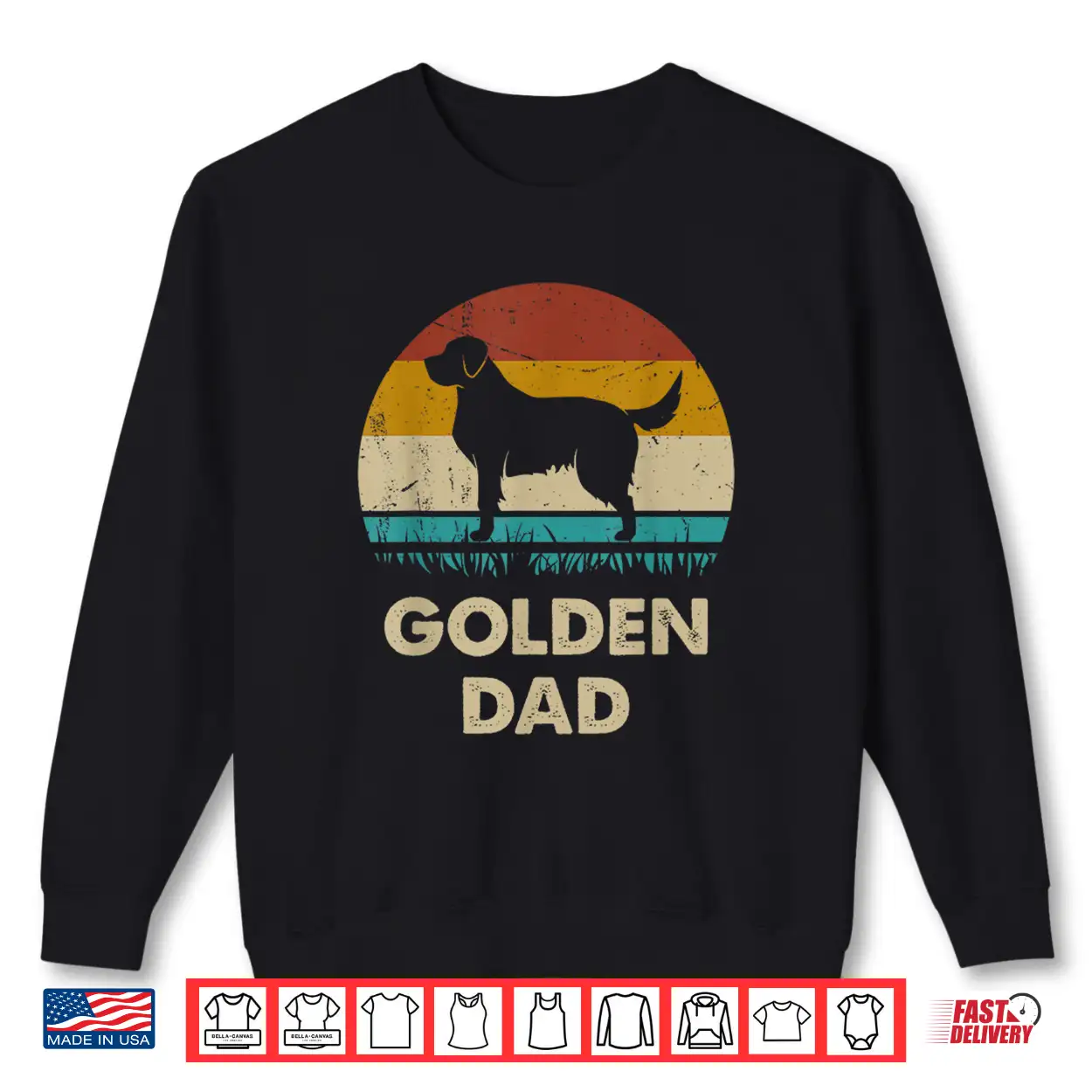 Golden Retriever Dad Gift For Men Golden Dog Vintage Shirt Golden Retriever Dad Gift For Men Golden Dog Vintage Shirt