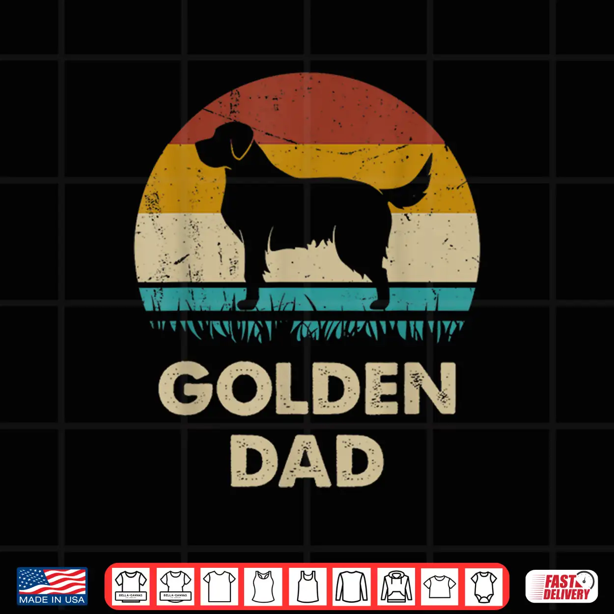 Golden Retriever Dad Gift For Men Golden Dog Vintage Shirt Golden Retriever Dad Gift For Men Golden Dog Vintage Shirt