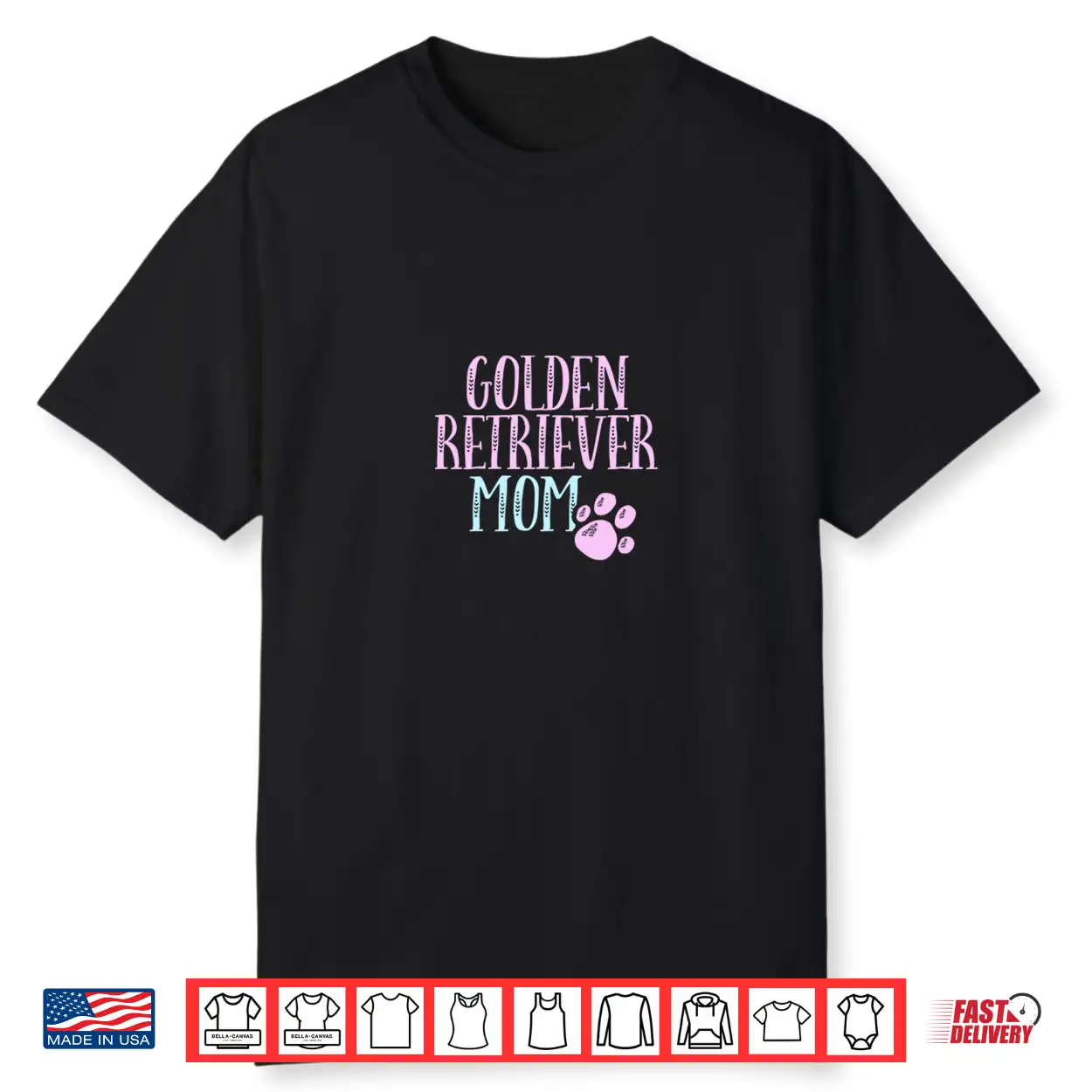 Golden Retriever Mama Dog Lover Mom Owner Cute Gift Women Shirt Golden Retriever Mama Dog Lover Mom Owner Cute Gift Women Shirt