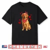 Golden Retriever Valentines Day Dog Lover Heart Shirt