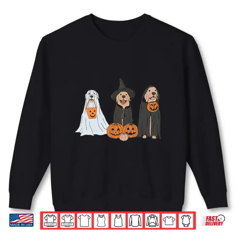 Sweatshirt Halloween Labrador Golden Retriever Shirt