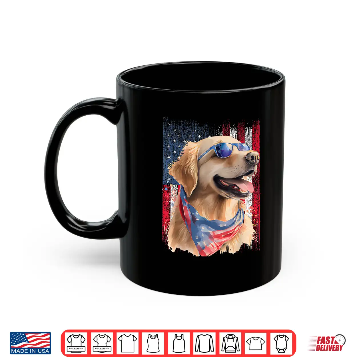 Patriotic Golden Retriever Usa American Flag Dog Lover Shirt Patriotic Golden Retriever Usa American Flag Dog Lover Shirt