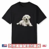 White Lab English Cream Golden Retriever Dog Puppy Mom Girls Shirt