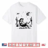 Funny Cowboy Golden Retriever Relaxing On Camping Chair Dog Shirt