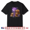 Funny Golden Retriever T Shirt Howling At The Moon Shirt