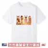 Golden Retriever Christmas Lights Santa Hat Xmas Dog Lovers Shirt