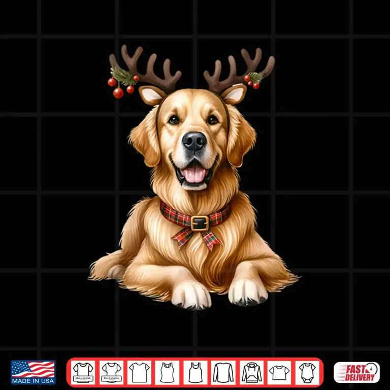 Design Golden Retriever Christmas Winter Dog Shirt