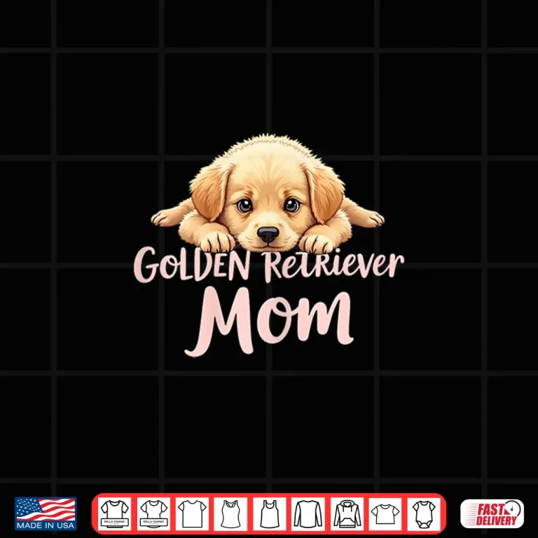 Design Golden Retriever Mom Dog Golden Retriever Mama Cute Puppy Shirt
