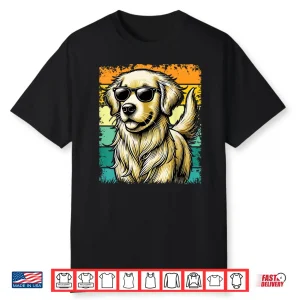 Golden Retriever For Kids Boys Girls Sunglasses Pet Shirt