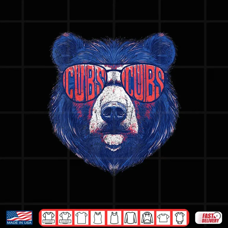 Design Cubs Wearing Sunglasses Vintage Design Shirt
